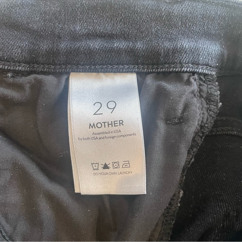 MOTHER The Hustler Ankle Fray Jeans (Encounters at Night) - 29 - Picture 12 of 13